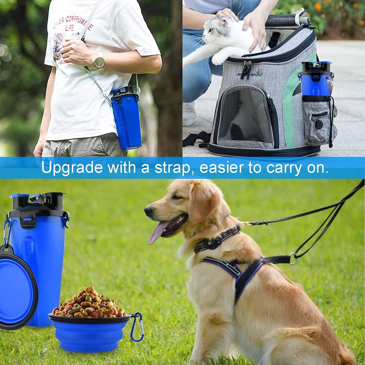PupSipz â 2-in-1 Dog Travel Bottle